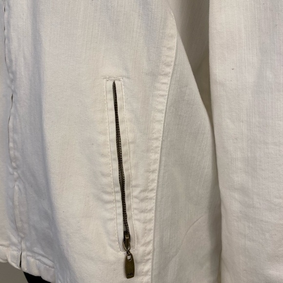 Northern reflections jacket White denim jacket northern reflections medi… - Picture 4 of 12